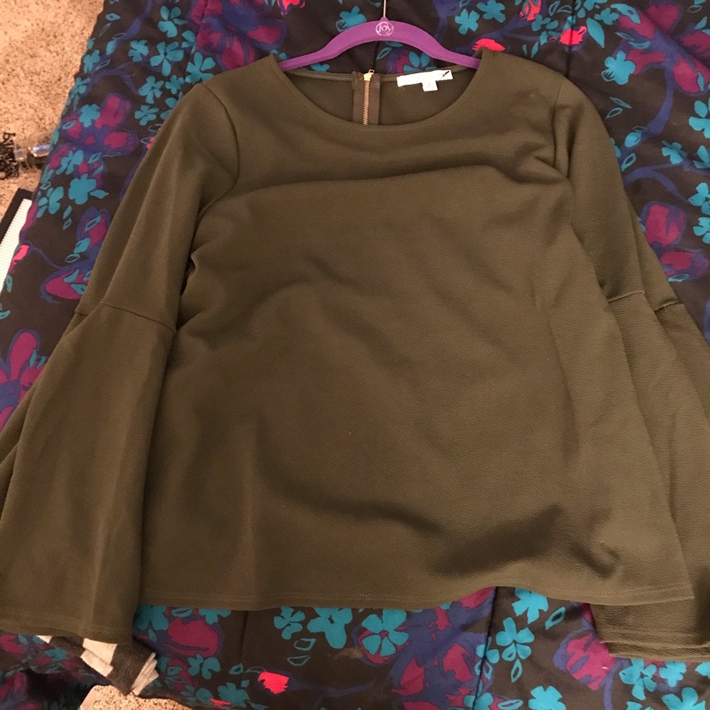 army green dress shirt